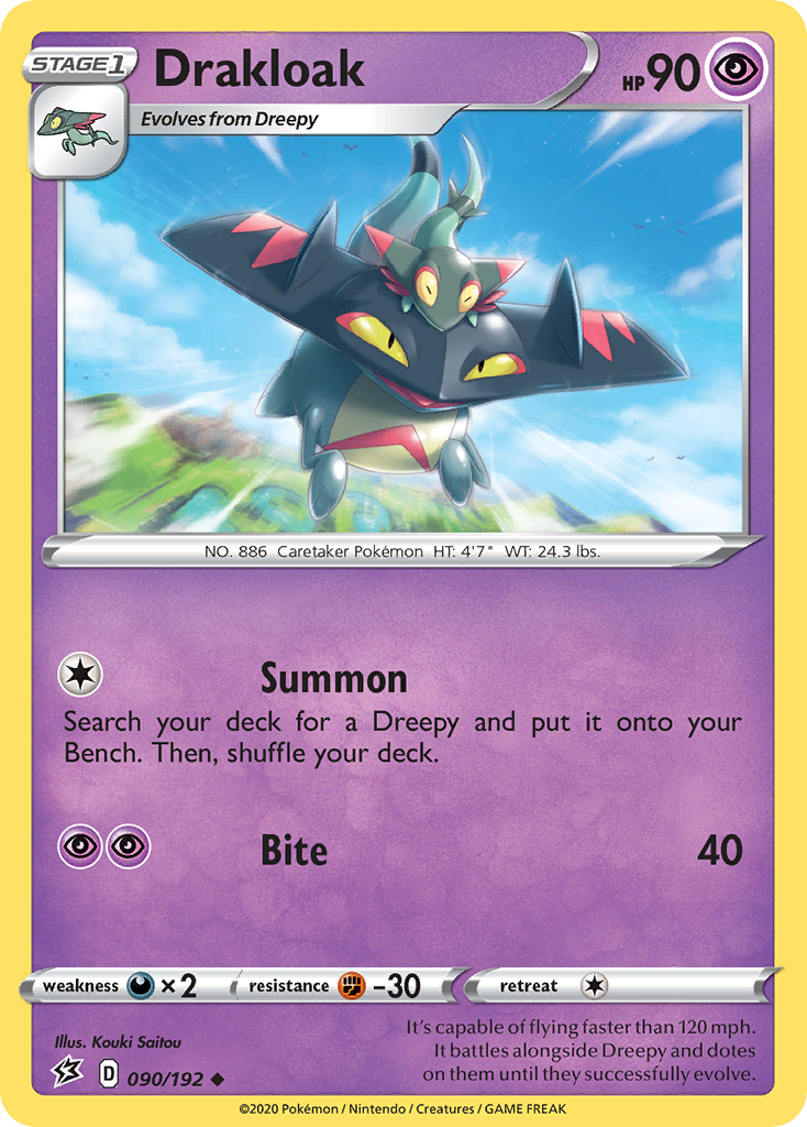 Drakloak (090/192) [Sword & Shield: Rebel Clash] | Good Games North
