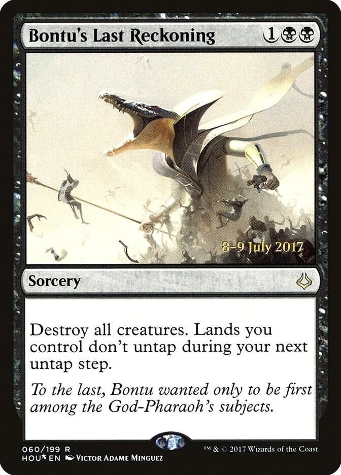 Bontus Last Reckoning 60s/62 (Prerelease Cards)  - Foil | Good Games North