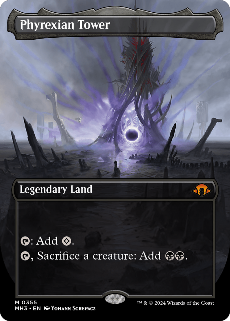 Phyrexian Tower (Borderless) [Modern Horizons 3] | Good Games North