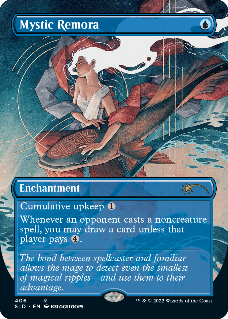 Mystic Remora (Borderless) [Secret Lair Drop Series] | Good Games North