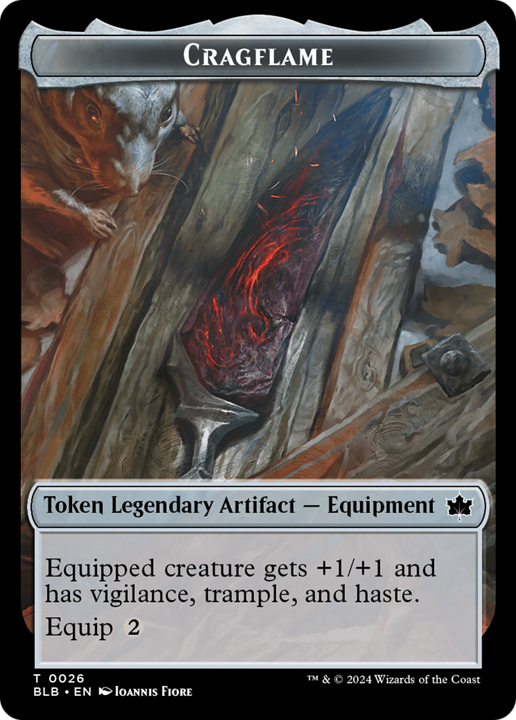 Cragflame // Starscape Cleric Double-Sided Token [Bloomburrow Tokens] | Good Games North