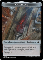 Cragflame // Starscape Cleric Double-Sided Token [Bloomburrow Tokens] | Good Games North