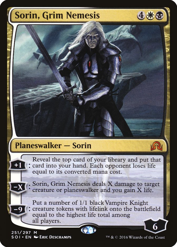 Sorin, Grim Nemesis (Shadows over Innistrad)  - Foil | Good Games North