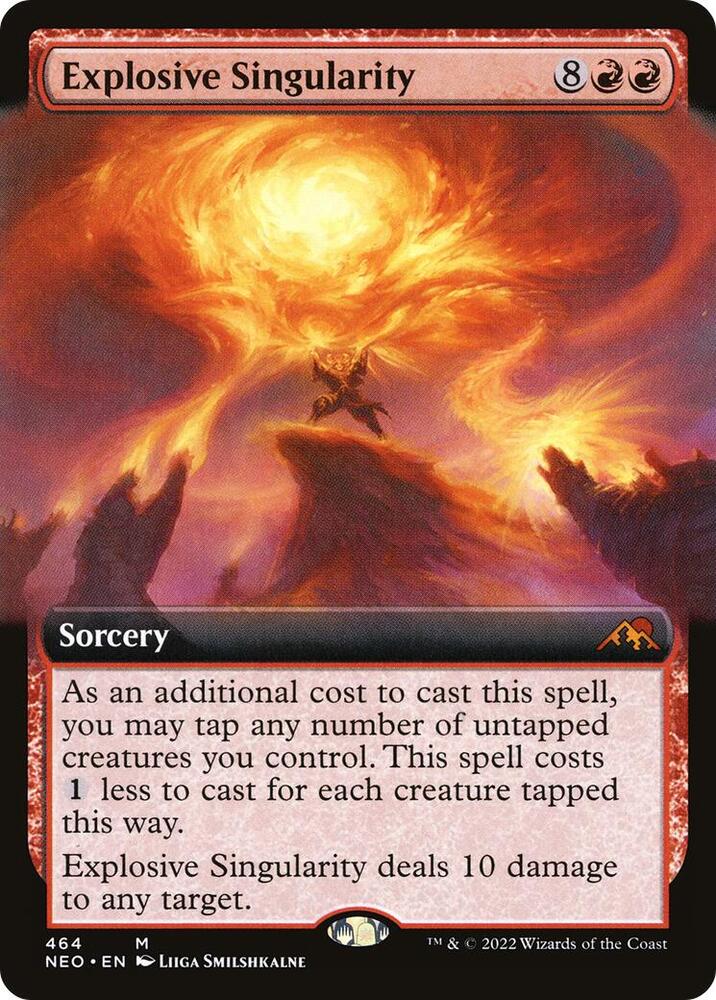 Explosive Singularity Extended Art (Kamigawa: Neon Dynasty)  | Good Games North
