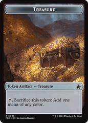 Goblin // Treasure Double-Sided Token [Foundations Tokens] | Good Games North