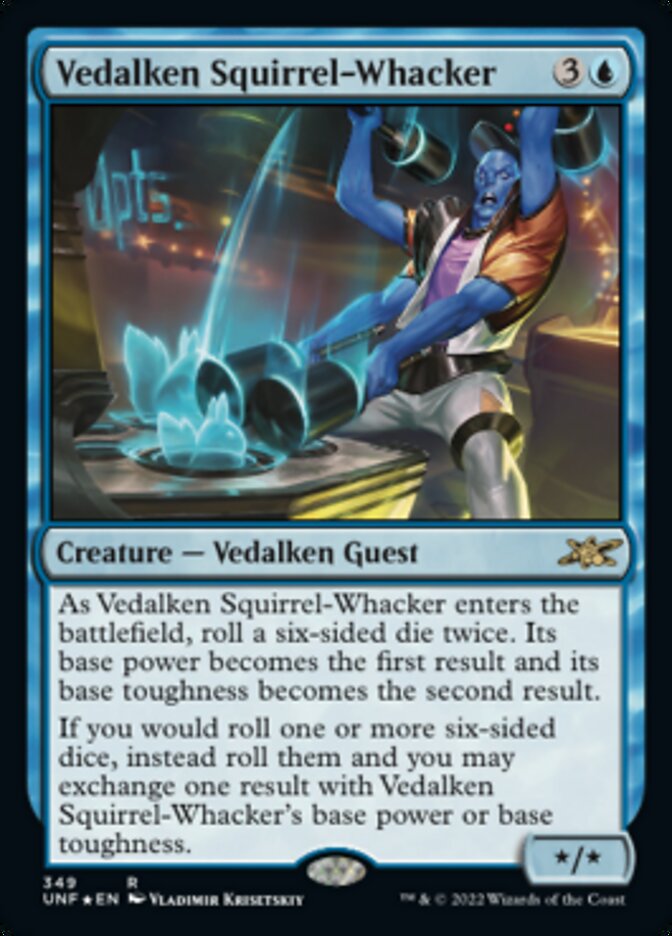Vedalken Squirrel-Whacker (Galaxy Foil) [Unfinity] | Good Games North