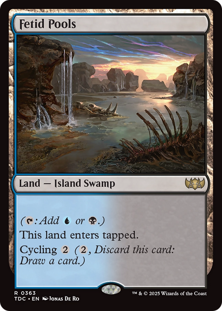 Fetid Pools [Tarkir: Dragonstorm Commander] | Good Games North