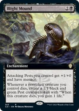 Blight Mound Extended Art 363/81 (Commander 2021)  | Good Games North