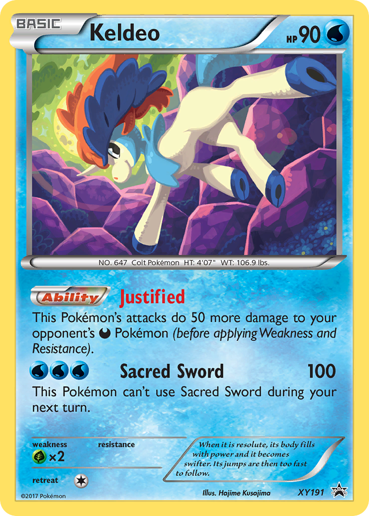 Keldeo (XY191) [XY: Black Star Promos] | Good Games North