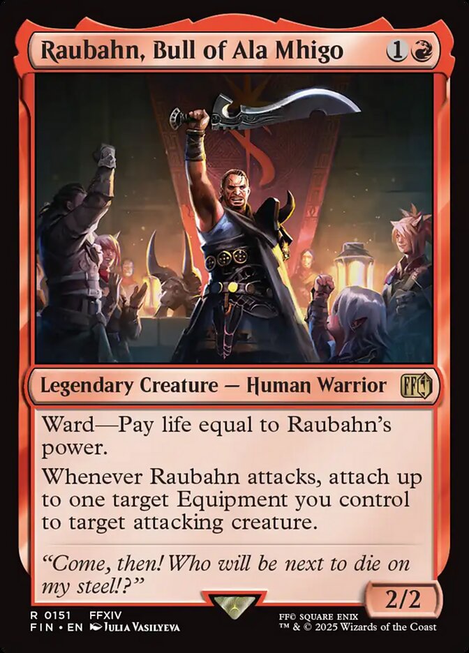 Raubahn, Bull of Ala Mhigo 151 (FINAL FANTASY)  - Foil | Good Games North