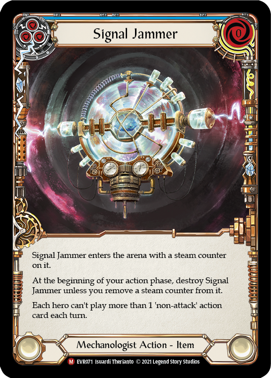 Signal Jammer [EVR071] (Everfest)  1st Edition Rainbow Foil | Good Games North