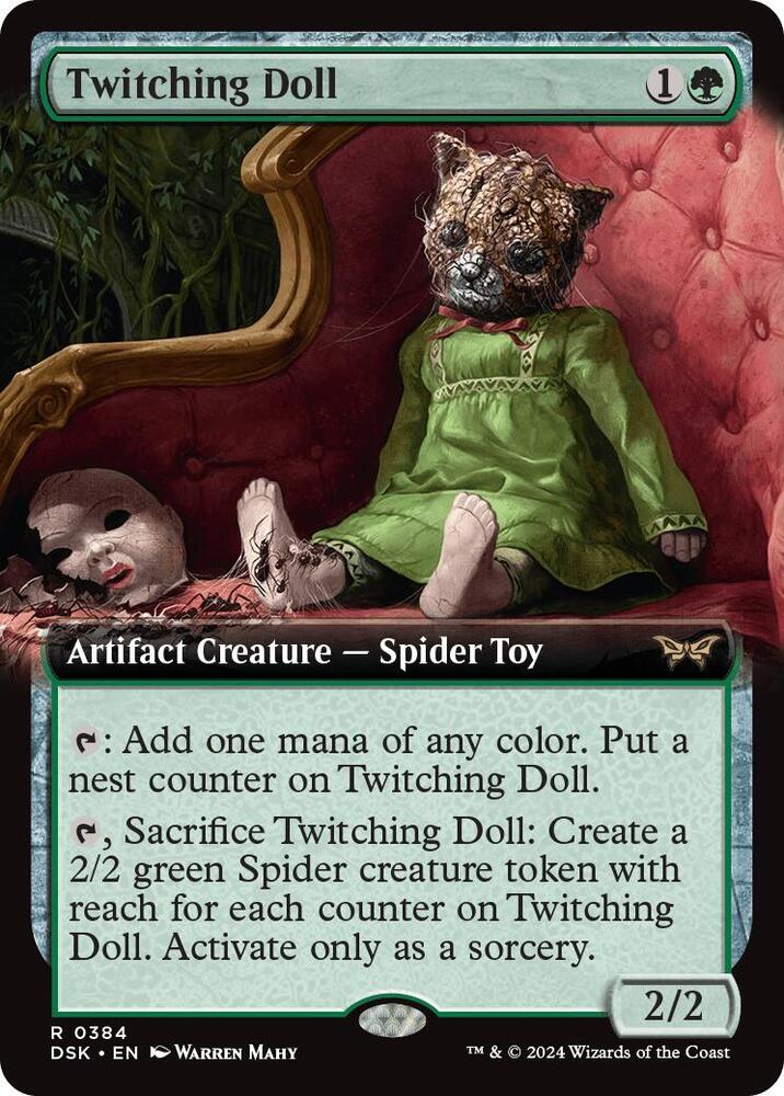 Twitching Doll Extended Art (Duskmourn: House of Horror)  | Good Games North