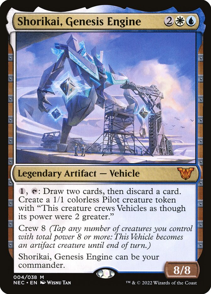 Shorikai, Genesis Engine (Commander: Kamigawa: Neon Dynasty)  - Foil | Good Games North