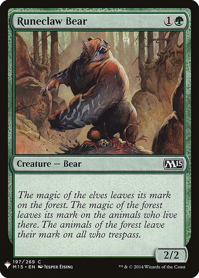 Runeclaw Bear [Mystery Booster] | Good Games North
