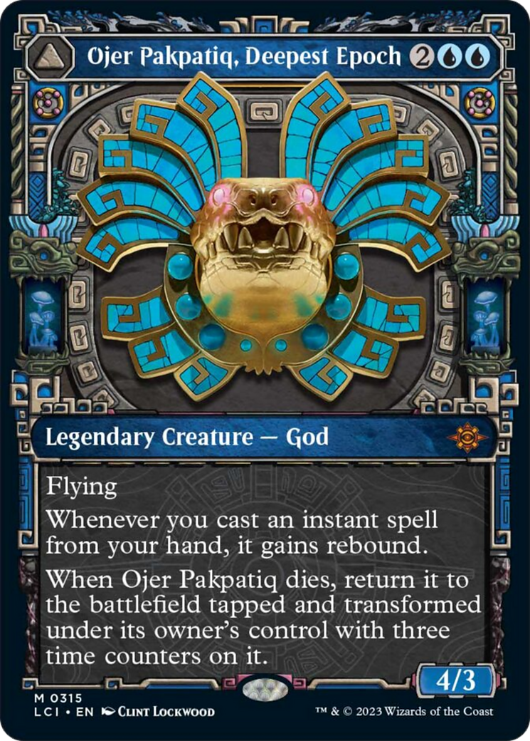 Ojer Pakpatiq, Deepest Epoch // Temple of Cyclical Time (Showcase) [The Lost Caverns of Ixalan] | Good Games North
