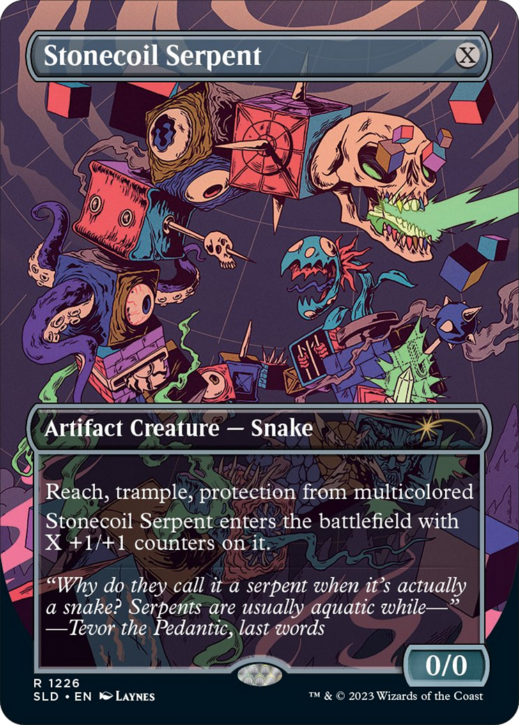 Stonecoil Serpent (Borderless) [Secret Lair Drop Series] | Good Games North