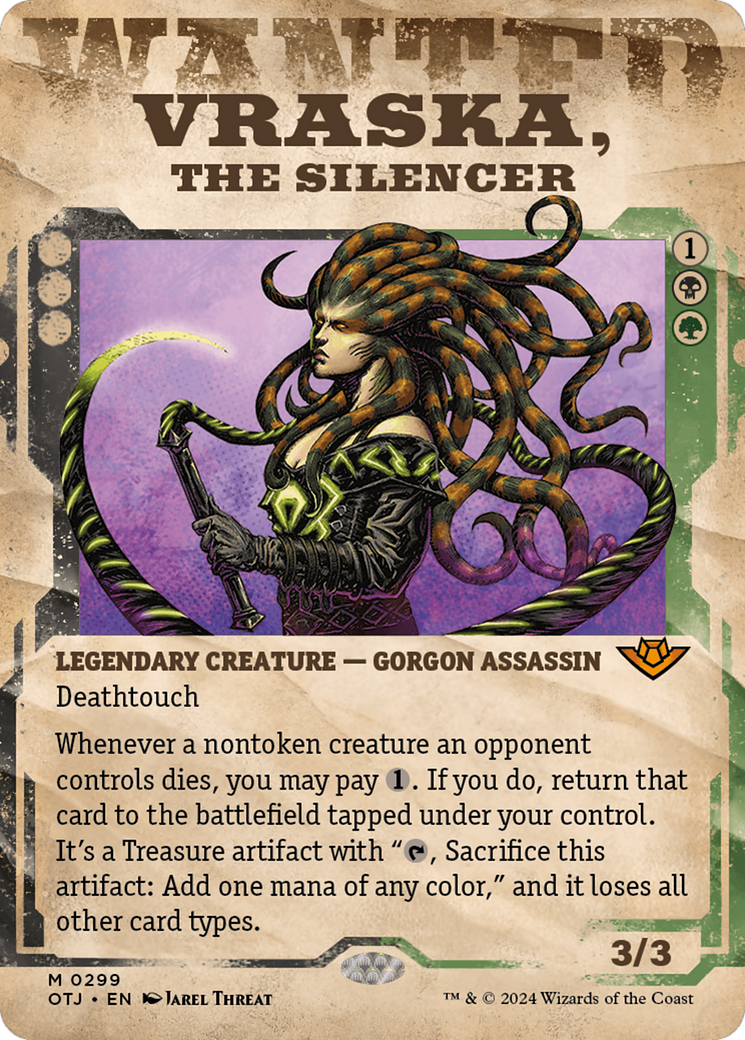 Vraska, the Silencer (Showcase) [Outlaws of Thunder Junction] | Good Games North