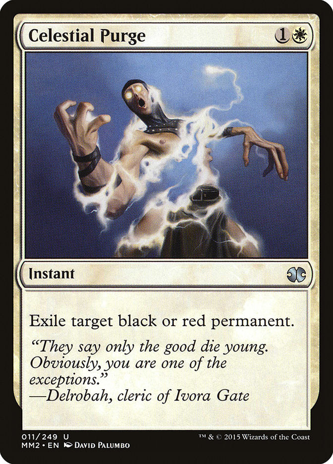 Celestial Purge 11/249 (Modern Masters 2015)  - Foil | Good Games North