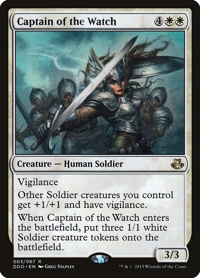 Captain of the Watch [Duel Decks: Elspeth vs. Kiora] | Good Games North