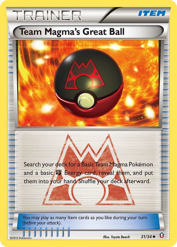 Team Magma's Great Ball 31/34 (Double Crisis)  | Good Games North
