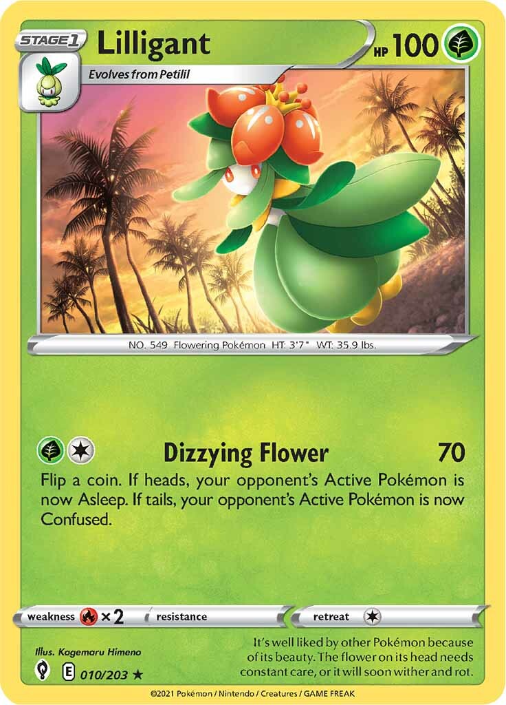 Lilligant (010/203) [Sword & Shield: Evolving Skies] | Good Games North