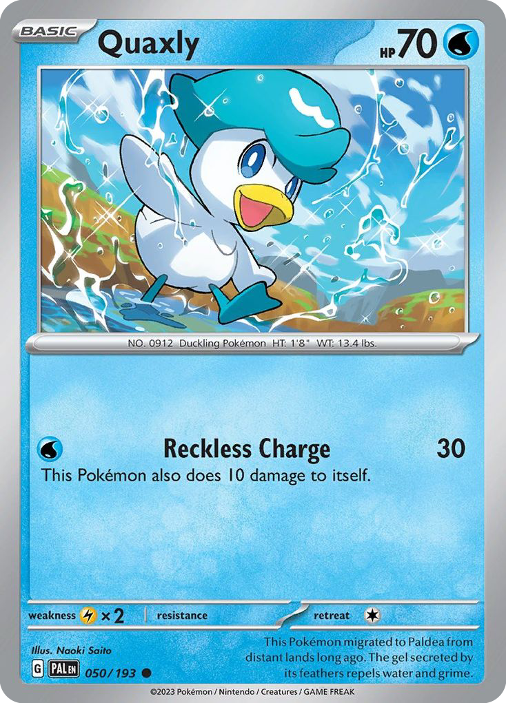Quaxly (050/193) (Theme Deck Exclusive) [Scarlet & Violet: Paldea Evolved] | Good Games North