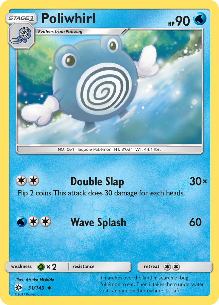 Poliwhirl (31/149) [Sun & Moon: Base Set] | Good Games North