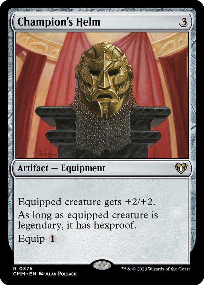 Champion's Helm (Commander Masters)  - Foil | Good Games North