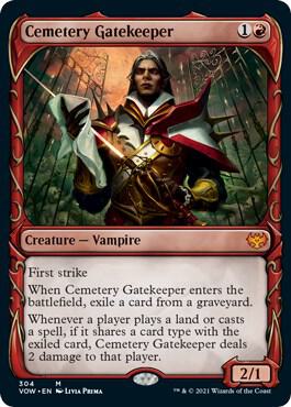 Cemetery Gatekeeper Showcase (Innistrad: Crimson Vow)  - Foil | Good Games North