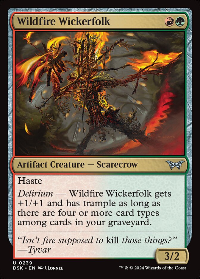 Wildfire Wickerfolk (Duskmourn: House of Horror)  | Good Games North