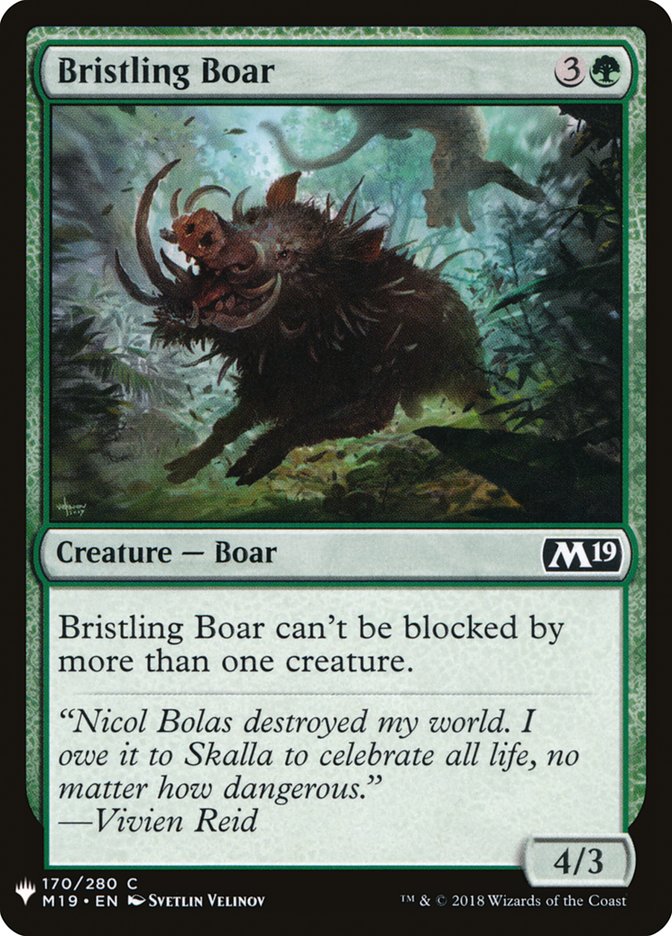 Bristling Boar [Mystery Booster] | Good Games North
