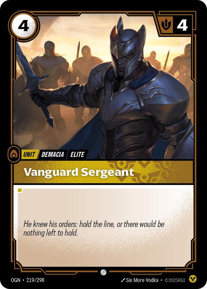 Vanguard Sergeant (Origins)  - Foil | Good Games North