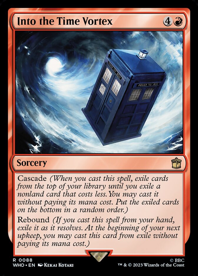 Into the Time Vortex 88/331 (Universes Beyond: Doctor Who)  - Foil | Good Games North