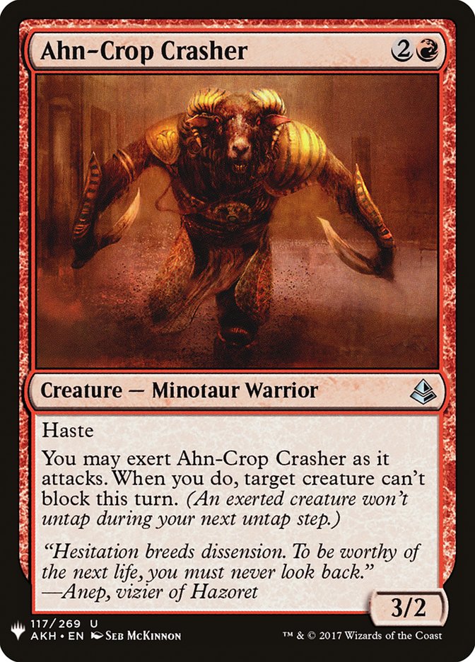 Ahn-Crop Crasher [Mystery Booster] | Good Games North
