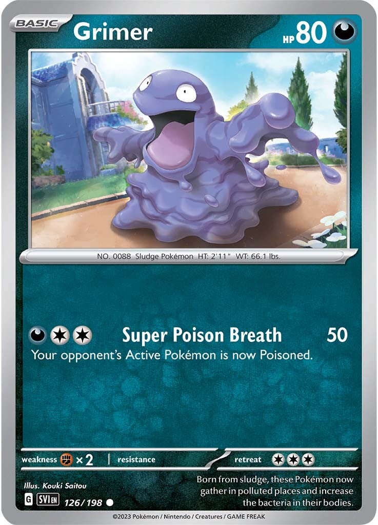 Grimer (126/198) [Scarlet & Violet: Base Set] | Good Games North