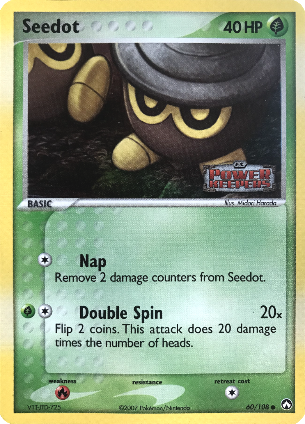 Seedot (60/108) (Stamped) [EX: Power Keepers] | Good Games North