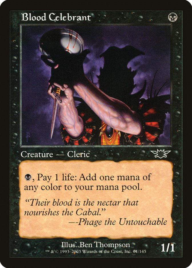 Blood Celebrant (Legions)  - Foil | Good Games North