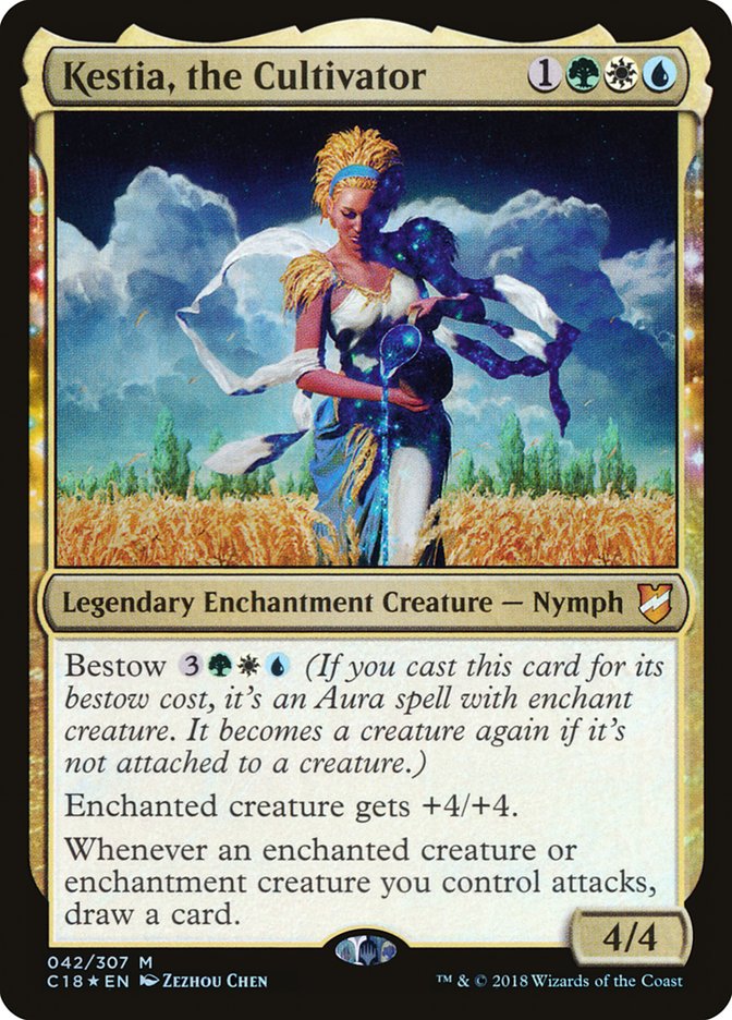 Kestia, the Cultivator (Commander 2018)  - Foil | Good Games North