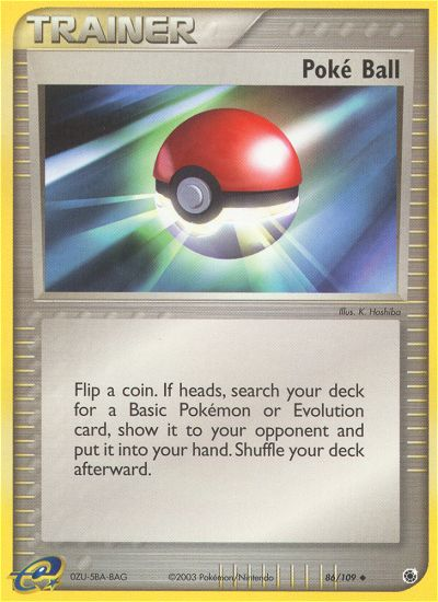 Poke Ball (86/109) [EX: Ruby & Sapphire] | Good Games North