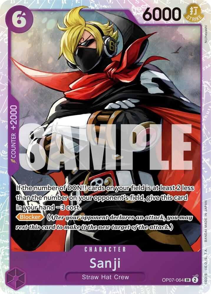 Sanji OP07-064 (500 Years in the Future)  - Foil | Good Games North