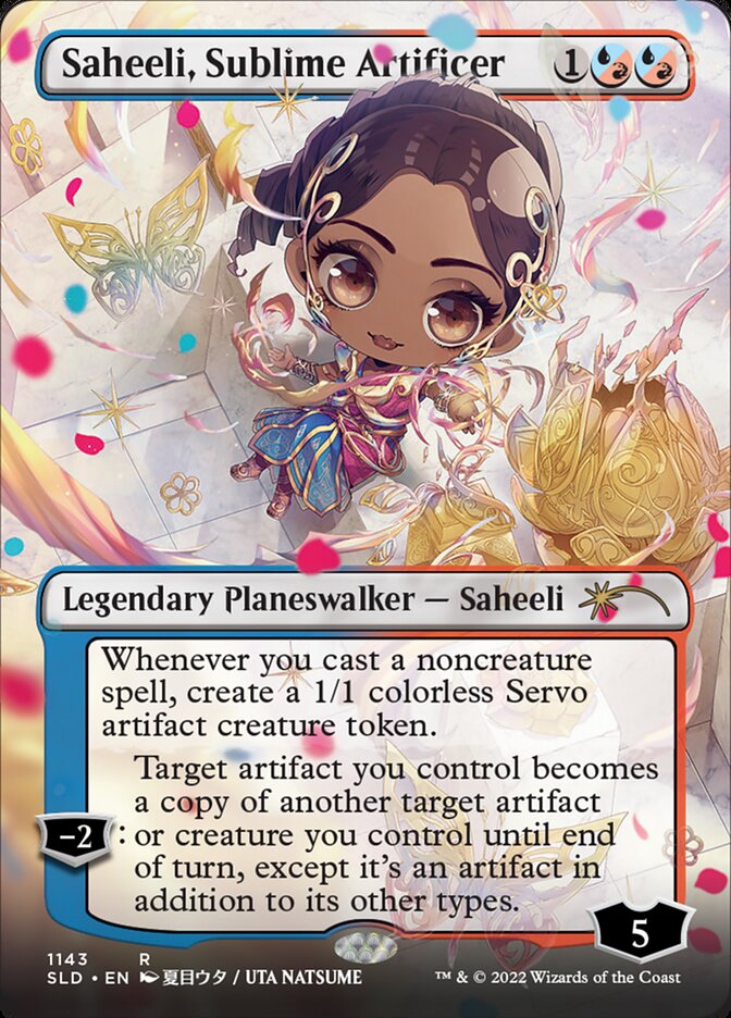 Saheeli, Sublime Artificer (Borderless) [Secret Lair Drop Series] | Good Games North