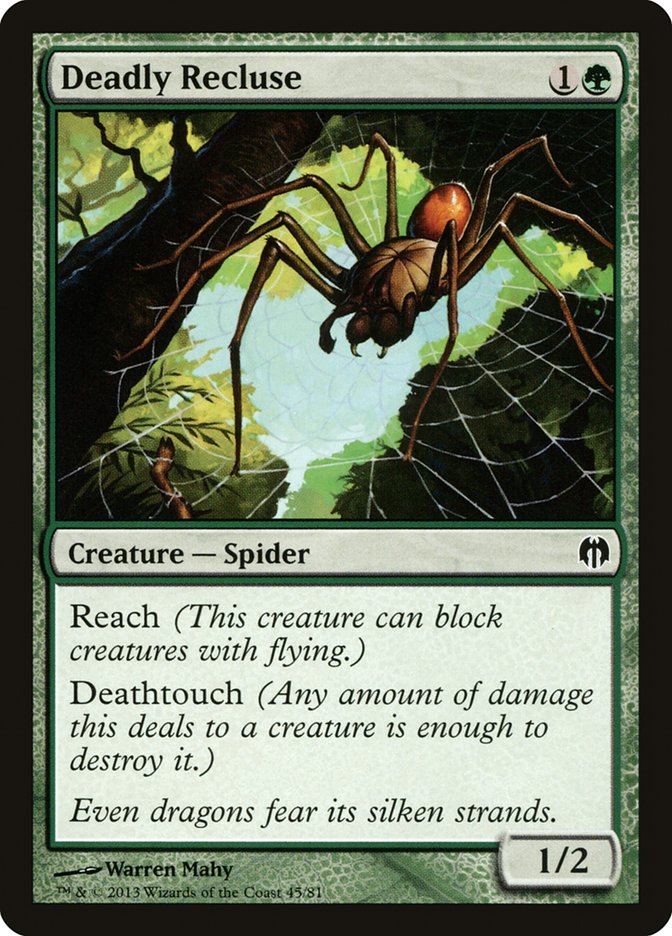 Deadly Recluse [Duel Decks: Heroes vs. Monsters] | Good Games North