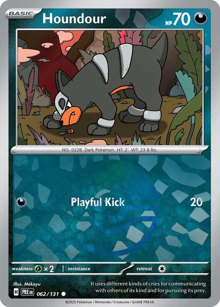 Houndour (062/131) (Poke Ball Pattern) [Scarlet & Violet: Prismatic Evolutions] | Good Games North