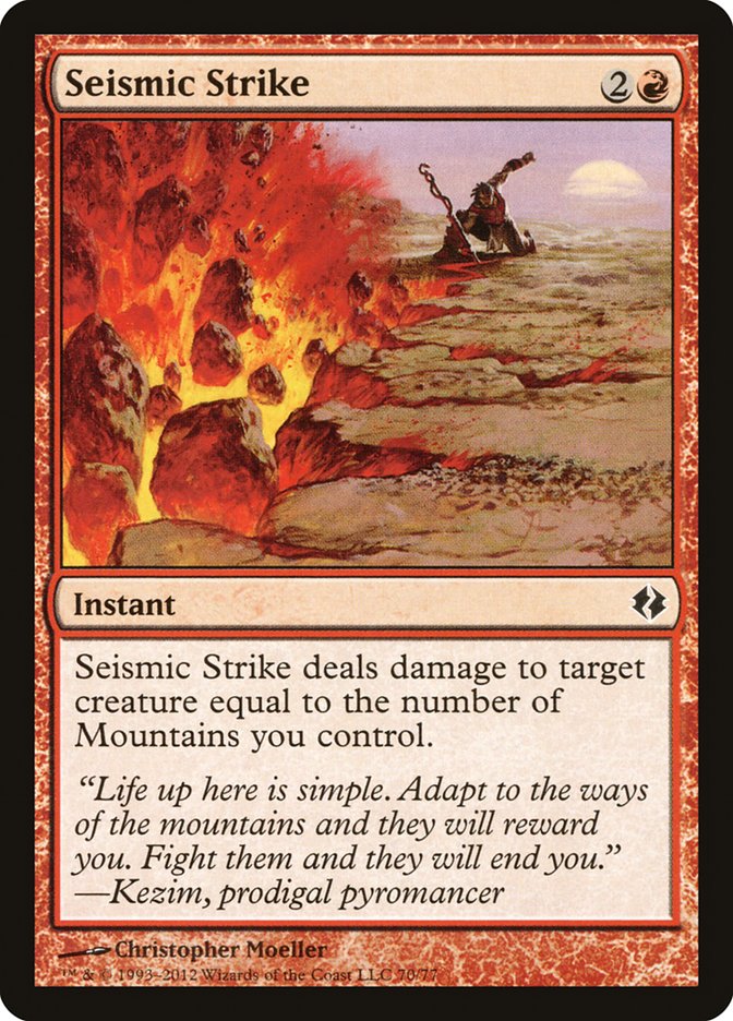 Seismic Strike [Duel Decks: Venser vs. Koth] | Good Games North