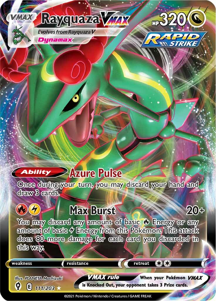 Rayquaza VMAX (111/203) [Sword & Shield: Evolving Skies] | Good Games North