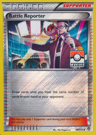 Battle Reporter (88/111) (League Promo) [XY: Furious Fists] | Good Games North