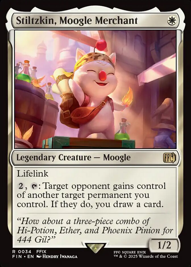 Stiltzkin, Moogle Merchant (FINAL FANTASY)  | Good Games North