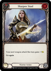 Sharpen Steel (Red) [U-WTR141] (Welcome to Rathe Unlimited)  Unlimited Rainbow Foil | Good Games North