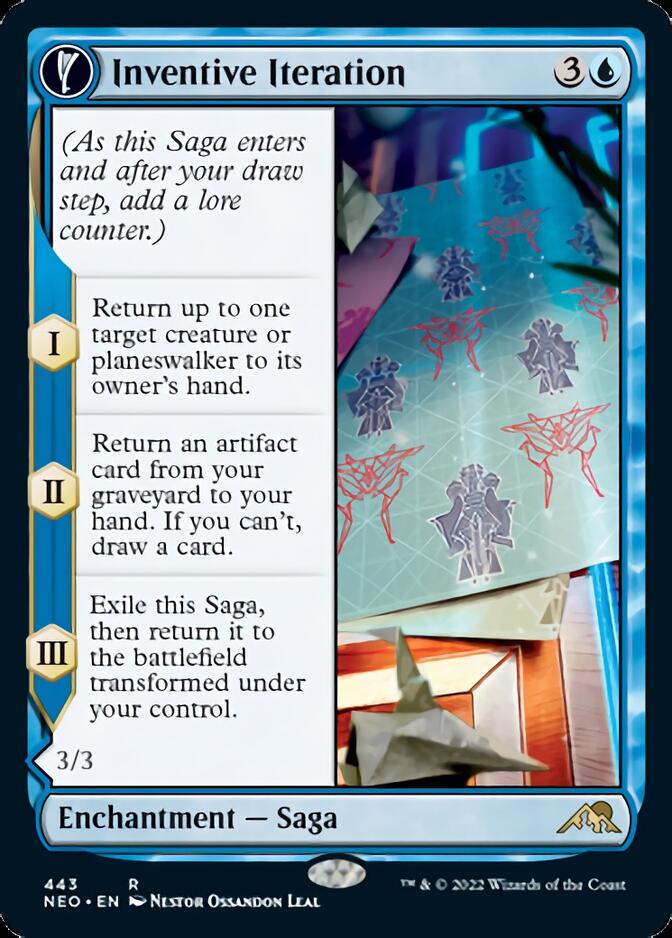 Inventive Iteration // Living Breakthrough (Extended Art) [Kamigawa: Neon Dynasty] | Good Games North