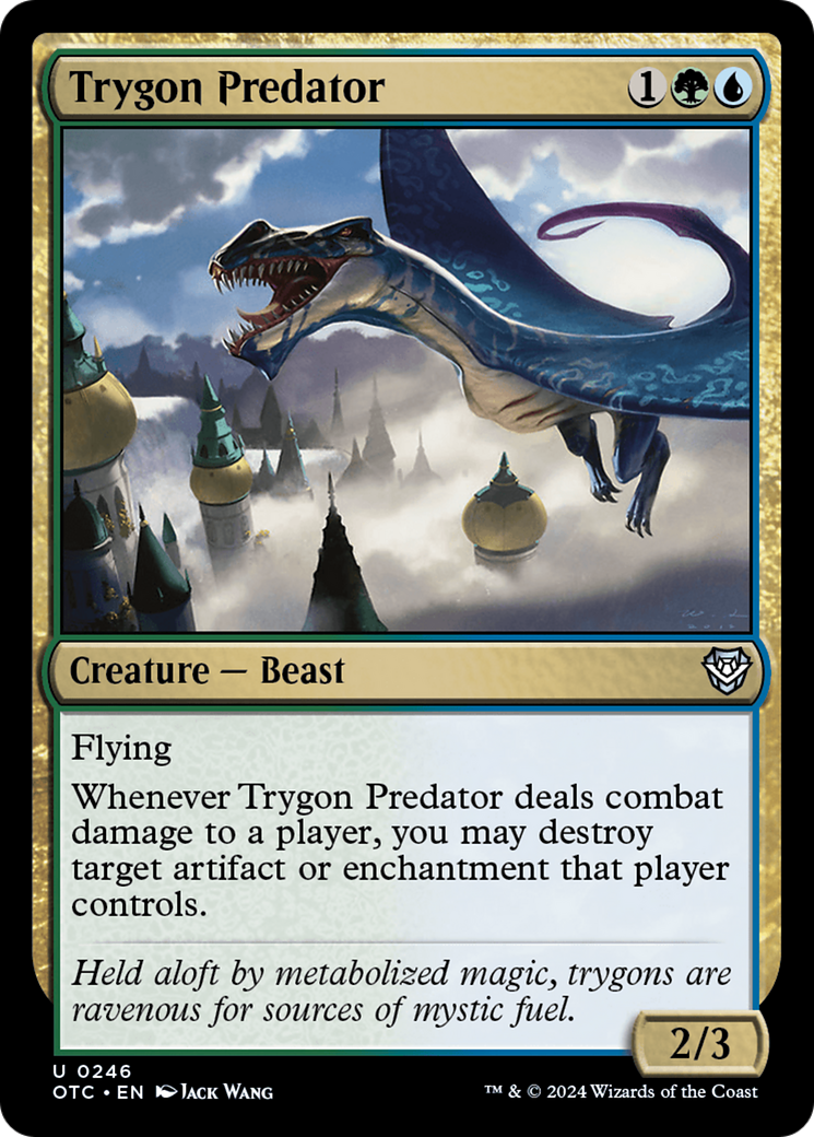 Trygon Predator [Outlaws of Thunder Junction Commander] | Good Games North